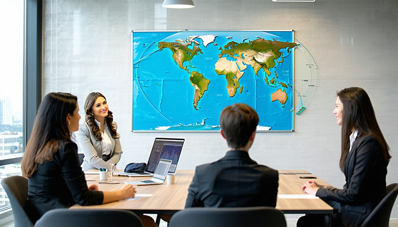 Global sales and support team assisting clients